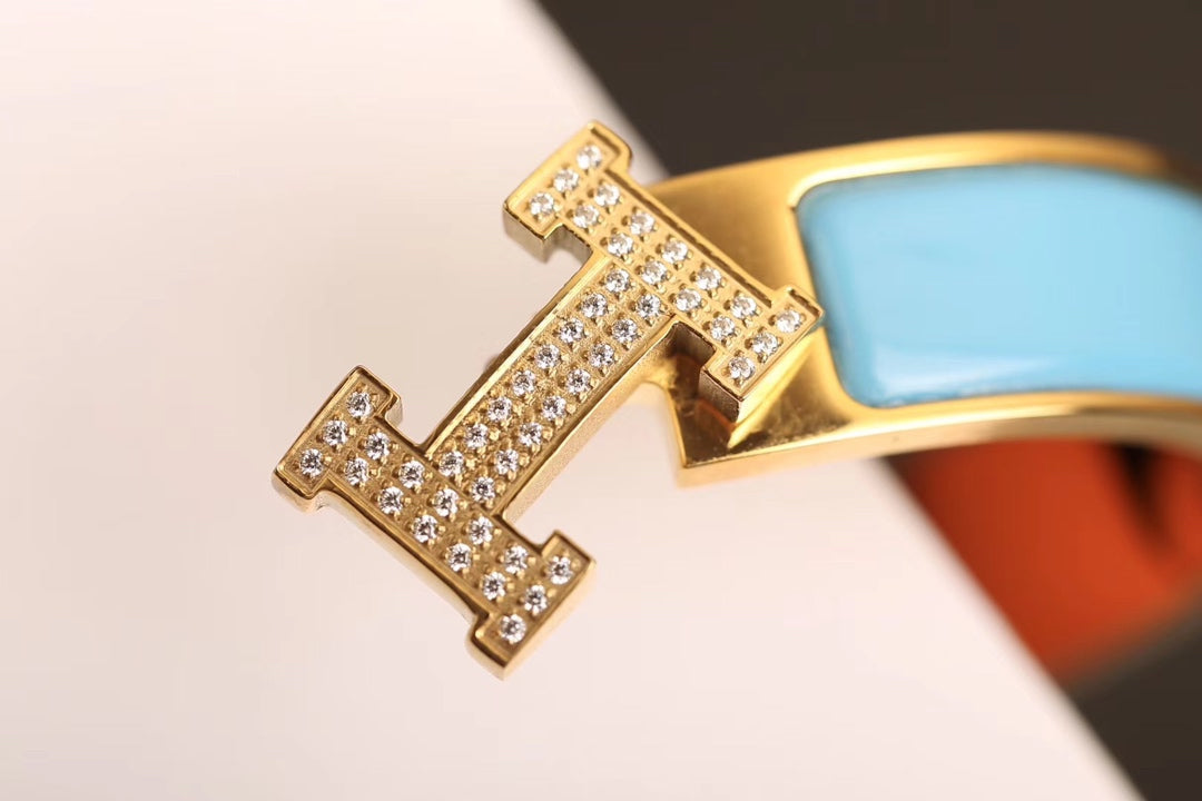 [Azure Tears]H CLOUD BLUE BRACELET GOLD DIAMOND