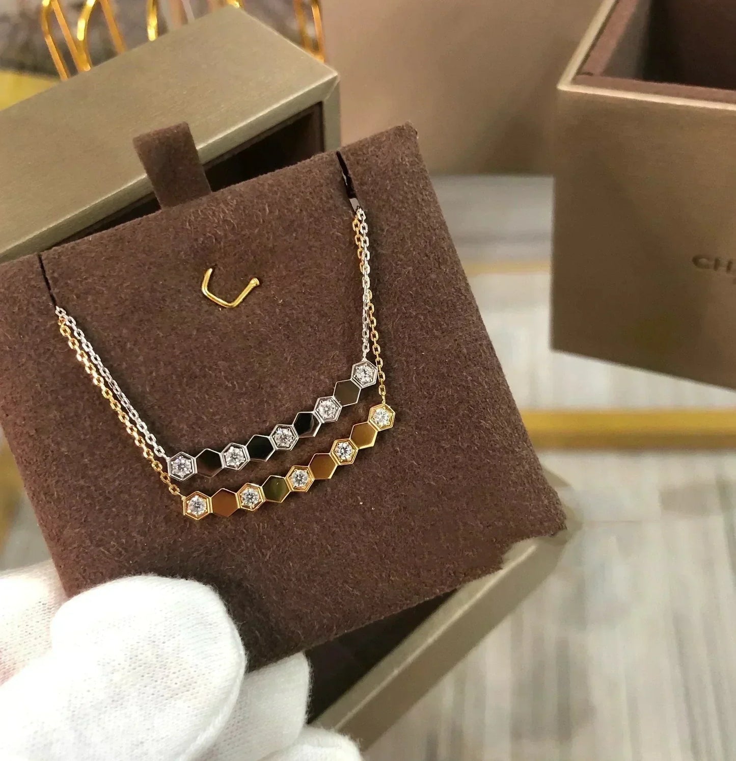[Azure Tears]BEE LOVE NECKLACE DIAMOND
