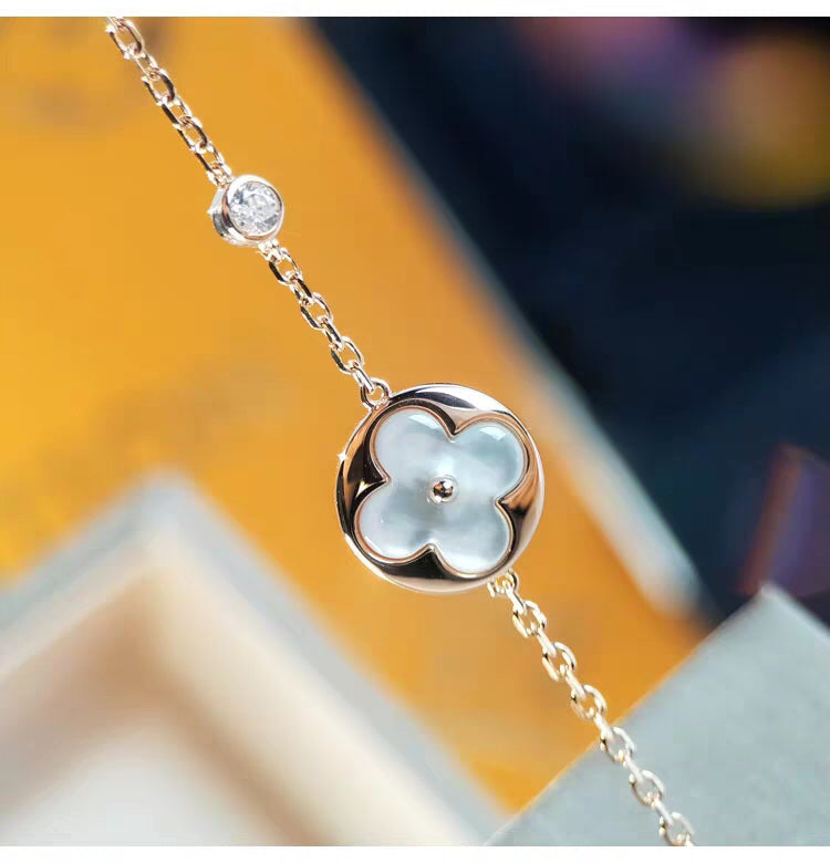 [Azure Tears]SUN MOP GOLD 1 DIAMOND NECKLACE