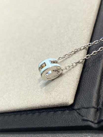 [Azure Tears]POP H LIGHT BLUE NECKLACE