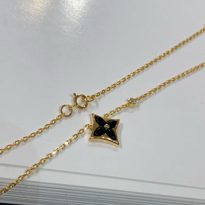 [Azure Tears]STAR BLACK MOP NECKLACE
