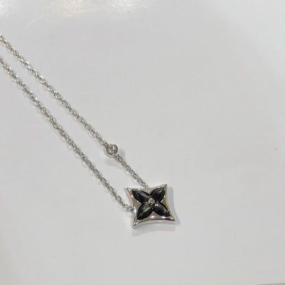 [Azure Tears]STAR BLACK MOP NECKLACE