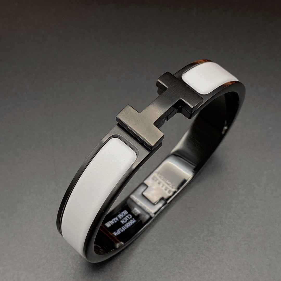 [Azure Tears]H BRACELET 12MM BLACK WHITE CERAMIC