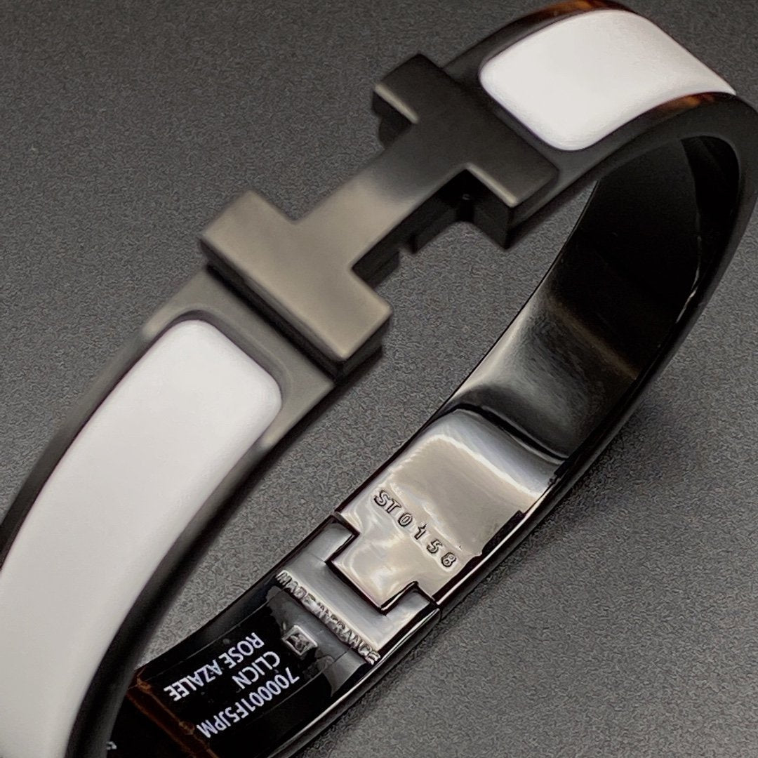 [Azure Tears]H BRACELET 12MM BLACK WHITE CERAMIC