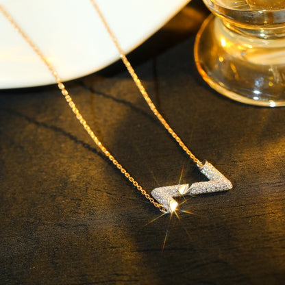 [Azure Tears]VOLT SILVER DIAMOND PEDANT NECKLACE