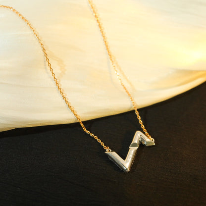 [Azure Tears]VOLT SILVER DIAMOND PEDANT NECKLACE