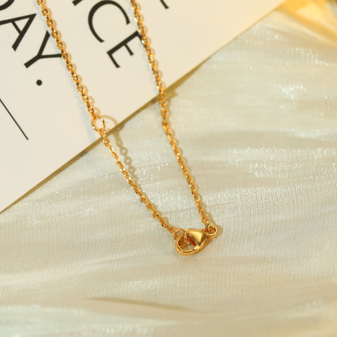 [Azure Tears]VOLT SILVER DIAMOND PEDANT NECKLACE