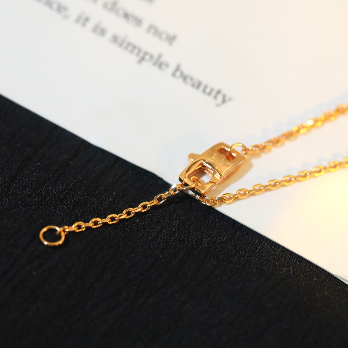 [Azure Tears]STAR AND SUN DIAMOND ROSE GOLD NECKLACE
