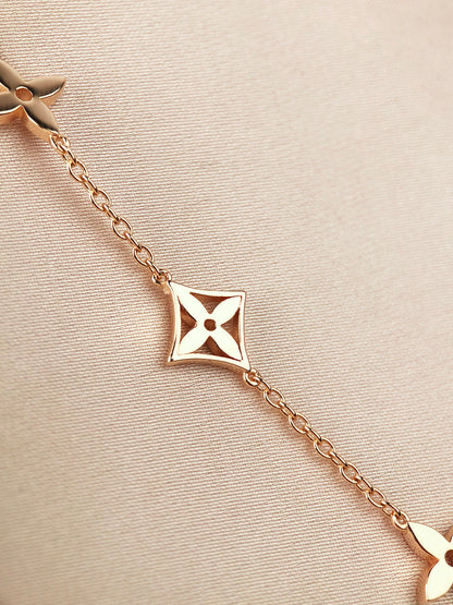 [Azure Tears]STAR AND SUN 7 MOTIFS GOLD BRACELET