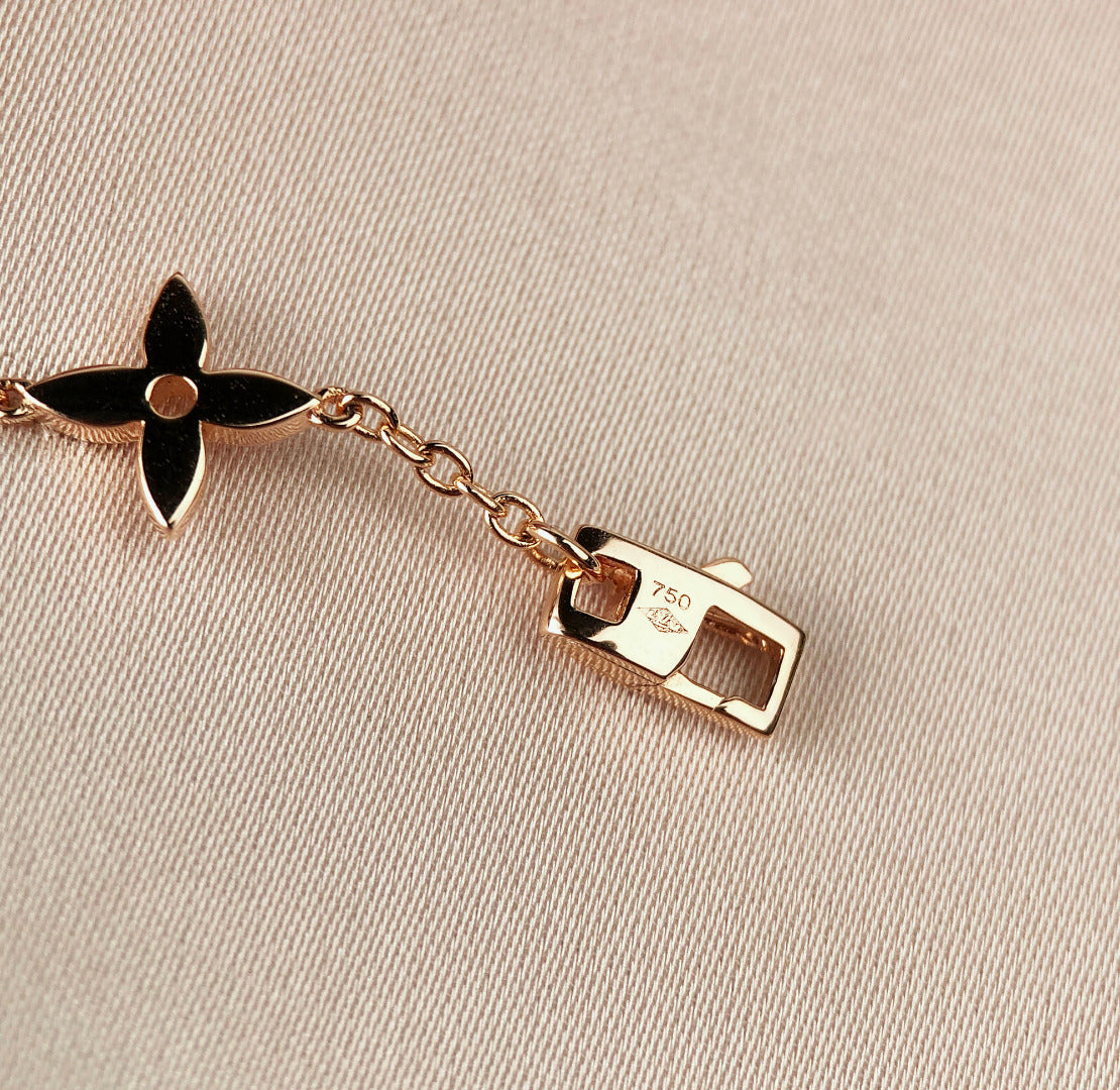 [Azure Tears]STAR AND SUN 7 MOTIFS GOLD BRACELET