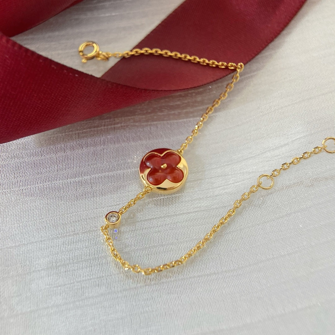 [Azure Tears]SUN PEDANT CARNELIAN BRACELET