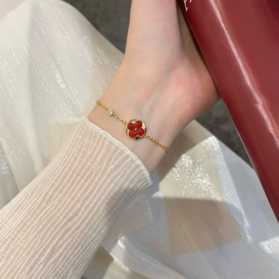 [Azure Tears]SUN PEDANT CARNELIAN BRACELET