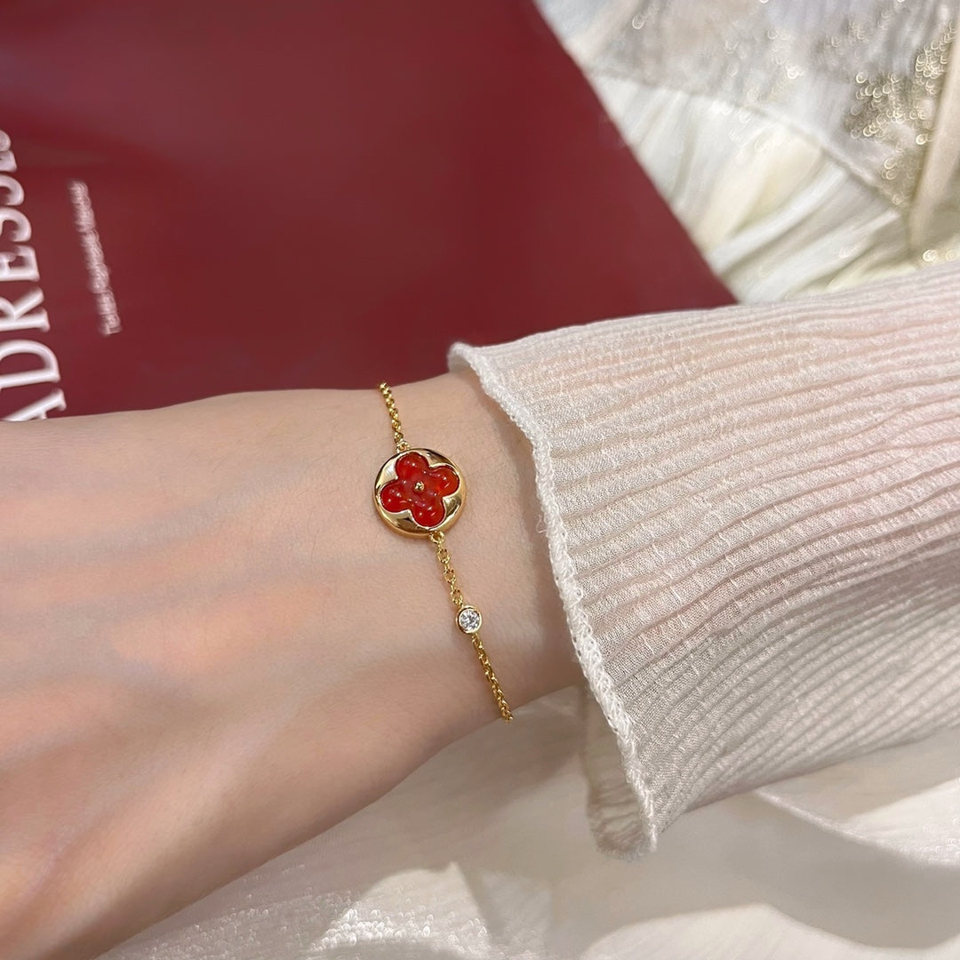 [Azure Tears]SUN PEDANT CARNELIAN BRACELET