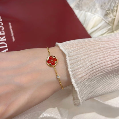 [Azure Tears]SUN PEDANT CARNELIAN BRACELET