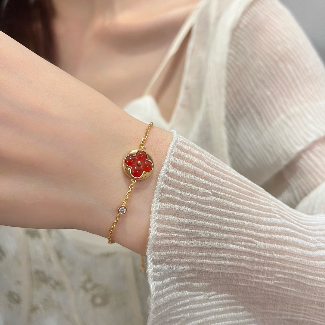 [Azure Tears]SUN PEDANT CARNELIAN BRACELET