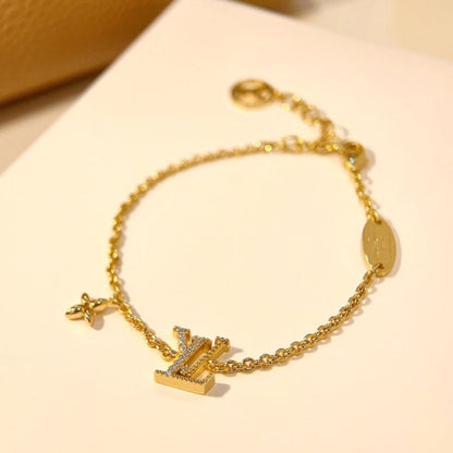 [Azure Tears]LOGO STAR MOTIF GOLD BRACELET