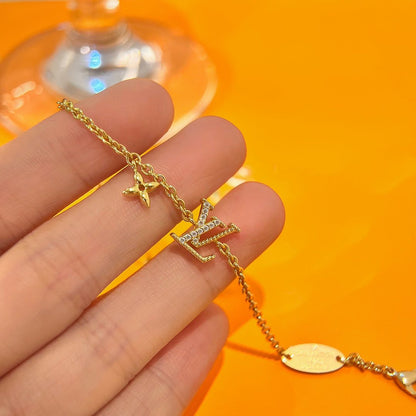 [Azure Tears]LOGO STAR MOTIF GOLD BRACELET