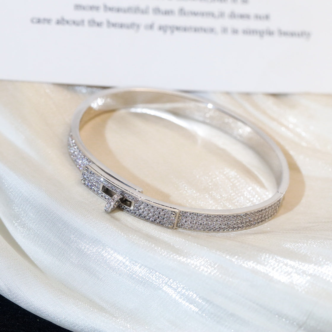 [Azure Tears]KELLY BRACELET DIAMOND PAVED