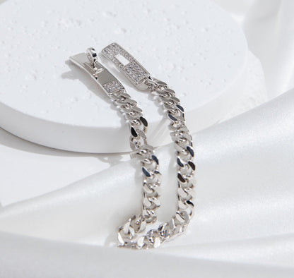 [Azure Tears]KELLY CHAIN SILVER DIAMOND BRACELET