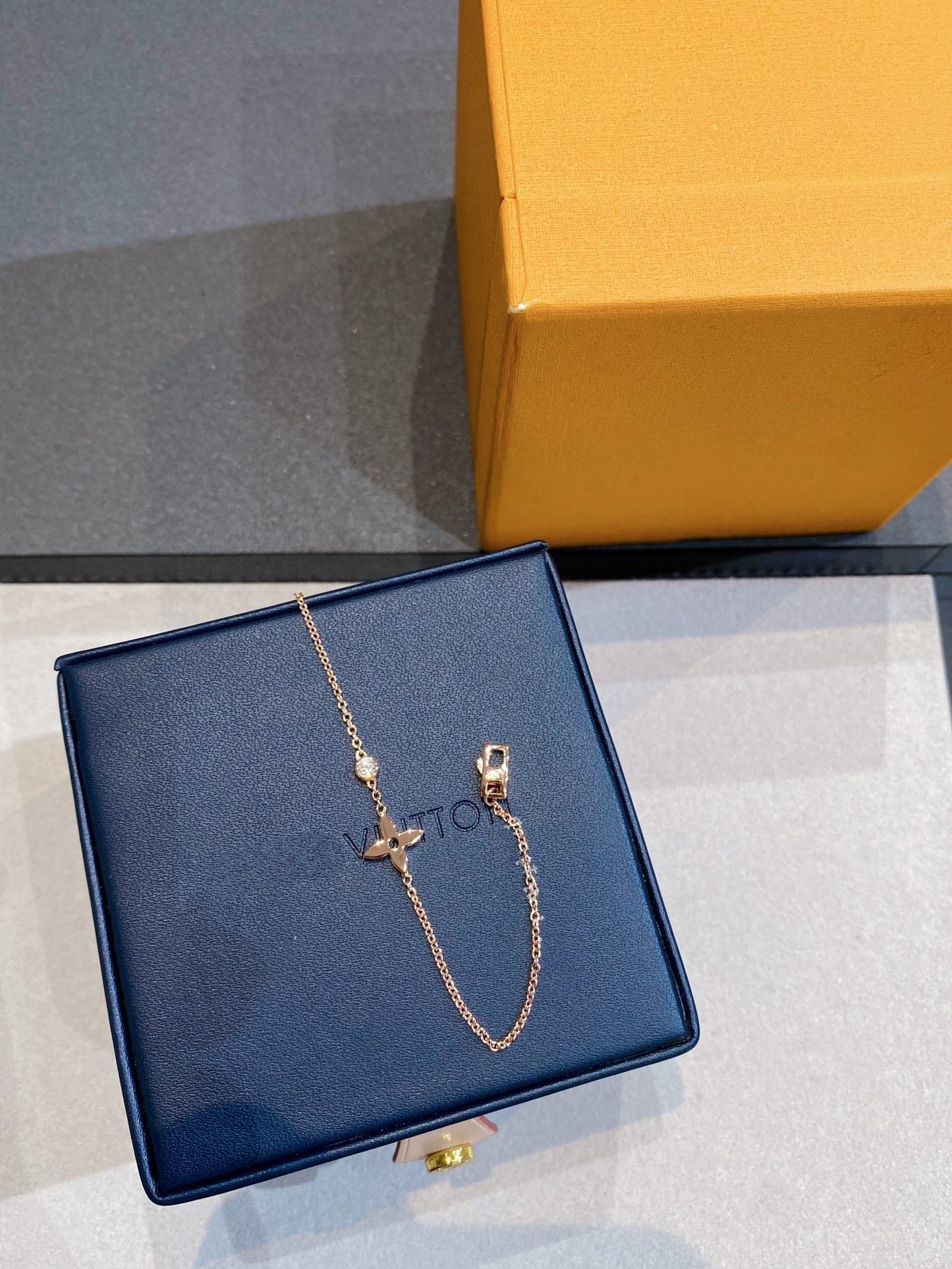 [Azure Tears]STAR DIAMOND ROSE GOLD BRACELET