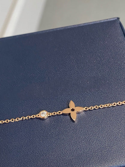 [Azure Tears]STAR DIAMOND ROSE GOLD BRACELET