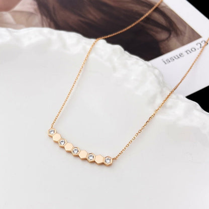 [Azure Tears]BEE MY LOVE DIAMOND NECKLACE