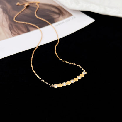 [Azure Tears]BEE MY LOVE DIAMOND NECKLACE