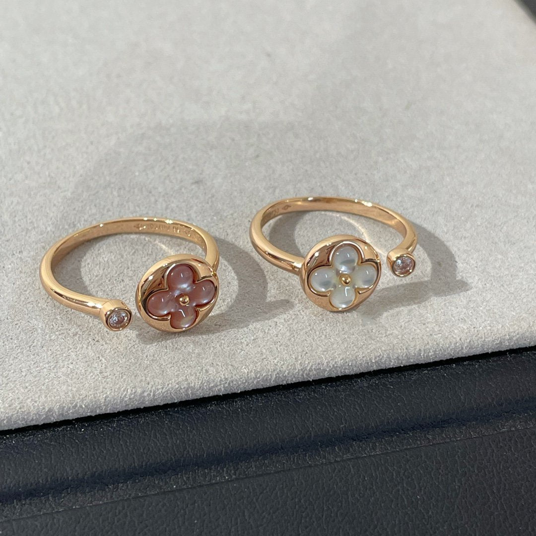 [Azure Tears]SUN 1 DIAMOND PINK MOP RING