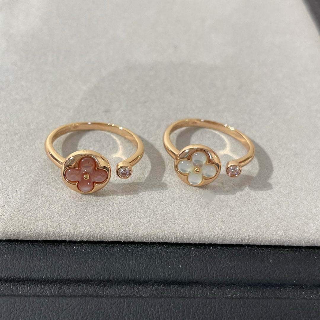 [Azure Tears]SUN 1 DIAMOND PINK MOP RING