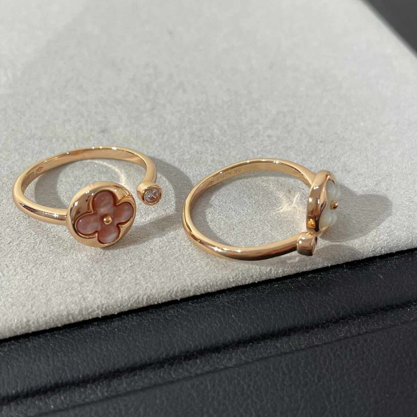 [Azure Tears]SUN 1 DIAMOND PINK MOP RING