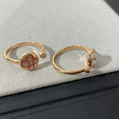 [Azure Tears]SUN 1 DIAMOND PINK MOP RING
