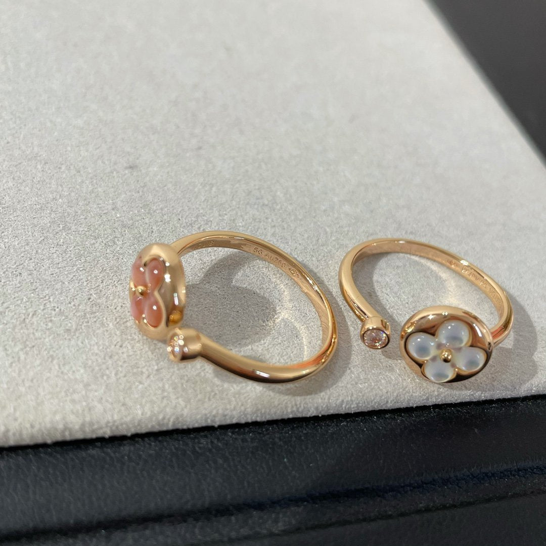 [Azure Tears]SUN 1 DIAMOND PINK MOP RING