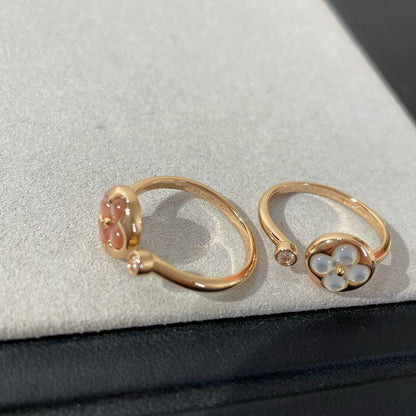 [Azure Tears]SUN 1 DIAMOND PINK MOP RING