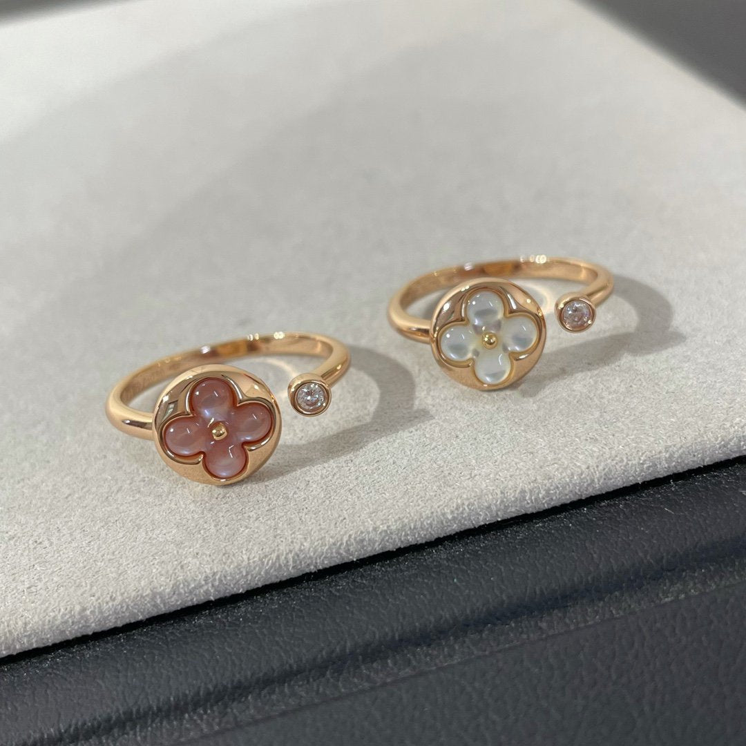 [Azure Tears]SUN 1 DIAMOND PINK MOP RING