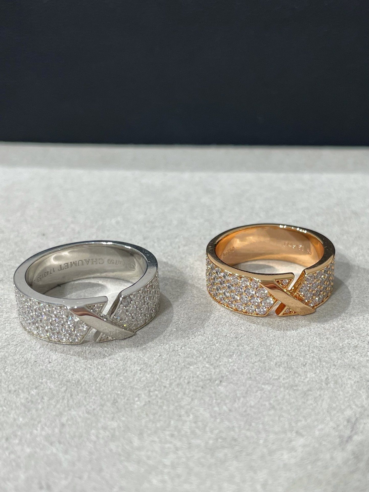 [Azure Tears]LIENS EVIDENCE  DIAMOND PAVED RING