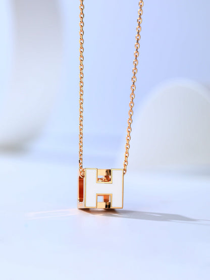 [Azure Tears]H CAGE ROSE GOLD NECKLACE