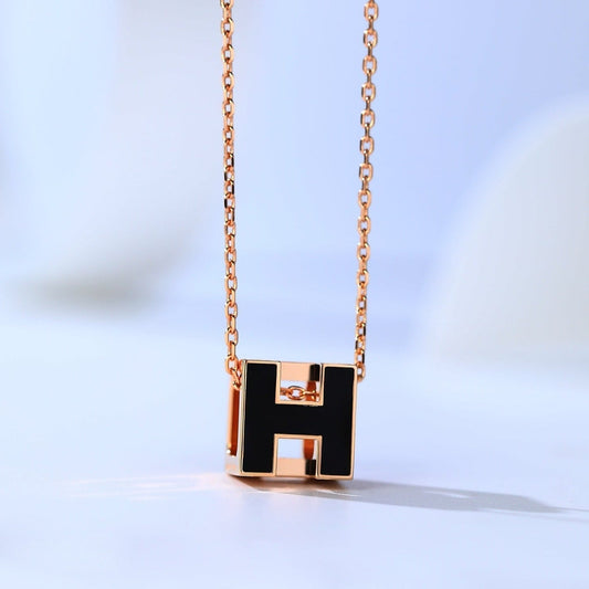 [Azure Tears]H CAGE ROSE GOLD NECKLACE