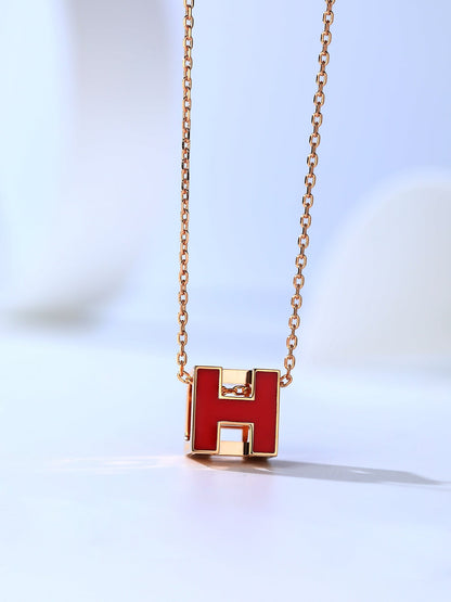 [Azure Tears]H CAGE ROSE GOLD NECKLACE