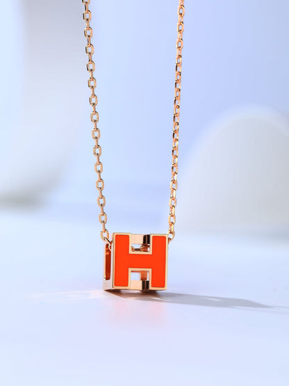 [Azure Tears]H CAGE ROSE GOLD NECKLACE