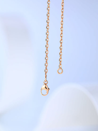 [Azure Tears]H CAGE ROSE GOLD NECKLACE