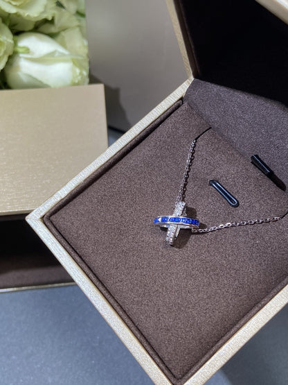 [Azure Tears]LIENS DIAMOND SILVER NECKLACE