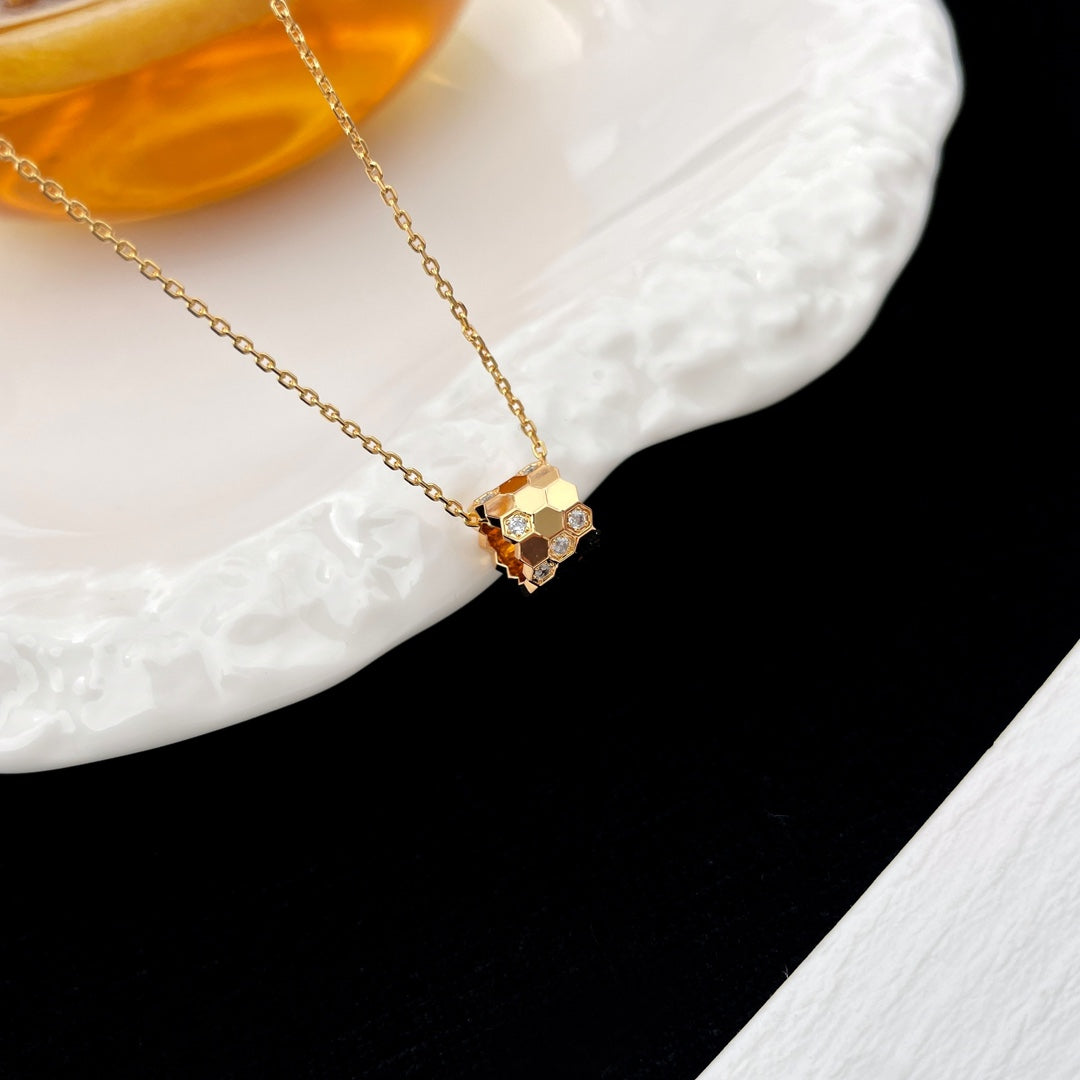 [Azure Tears]BEE MINI PEDANT DIAMOND NECKLACE