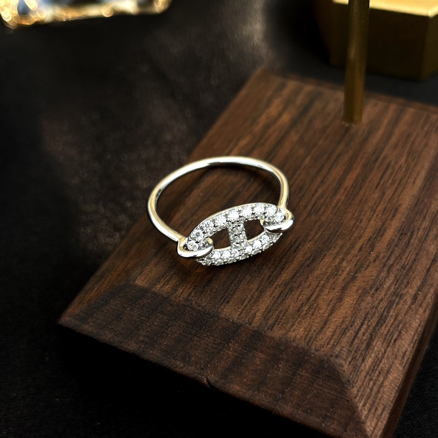 [Azure Tears]RONDE SMALL SILVER DIAMOND RING