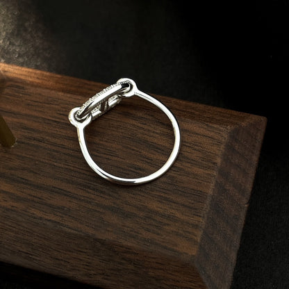 [Azure Tears]RONDE SMALL SILVER DIAMOND RING