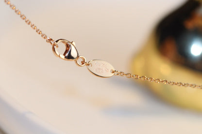 [Azure Tears]JEUX MALACHITE 1 DIAMOND ROSE GOLD NECKLACE