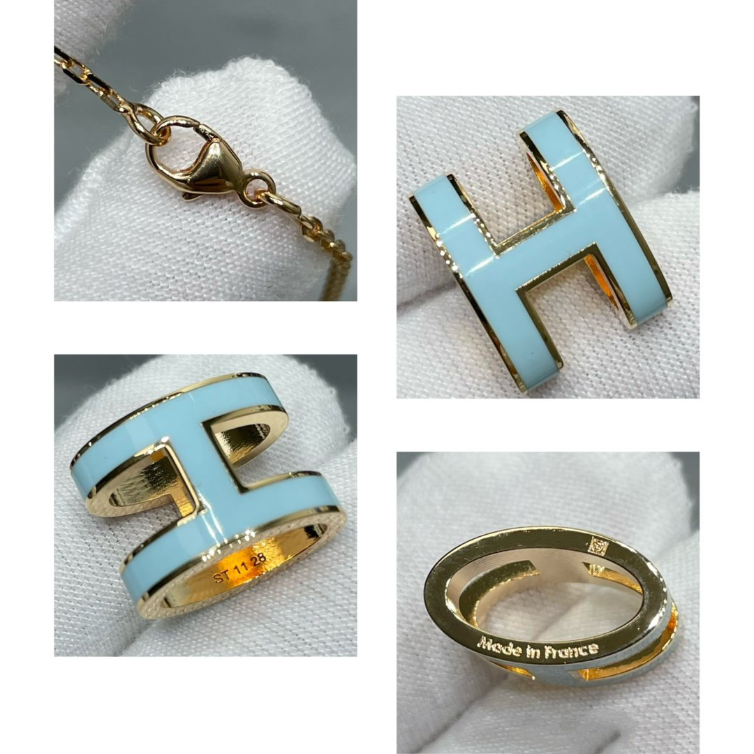 [Azure Tears]POP H SKY BLUE NECKLACE
