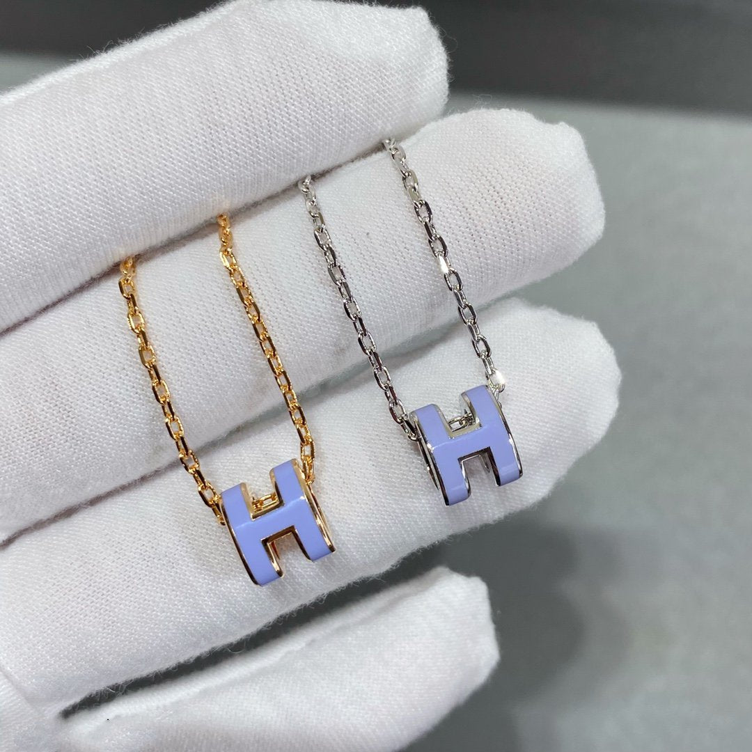 [Azure Tears]MINI POP H NECKLACE