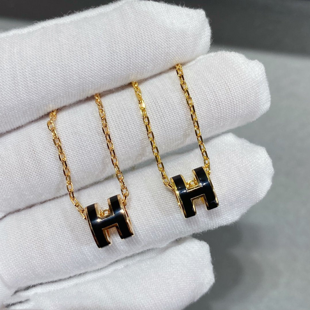 [Azure Tears]MINI POP H NECKLACE
