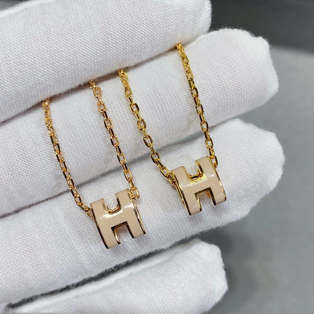 [Azure Tears]MINI POP H NECKLACE