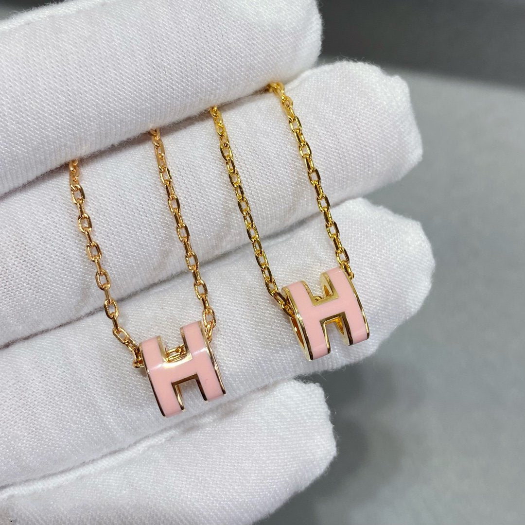 [Azure Tears]MINI POP H NECKLACE